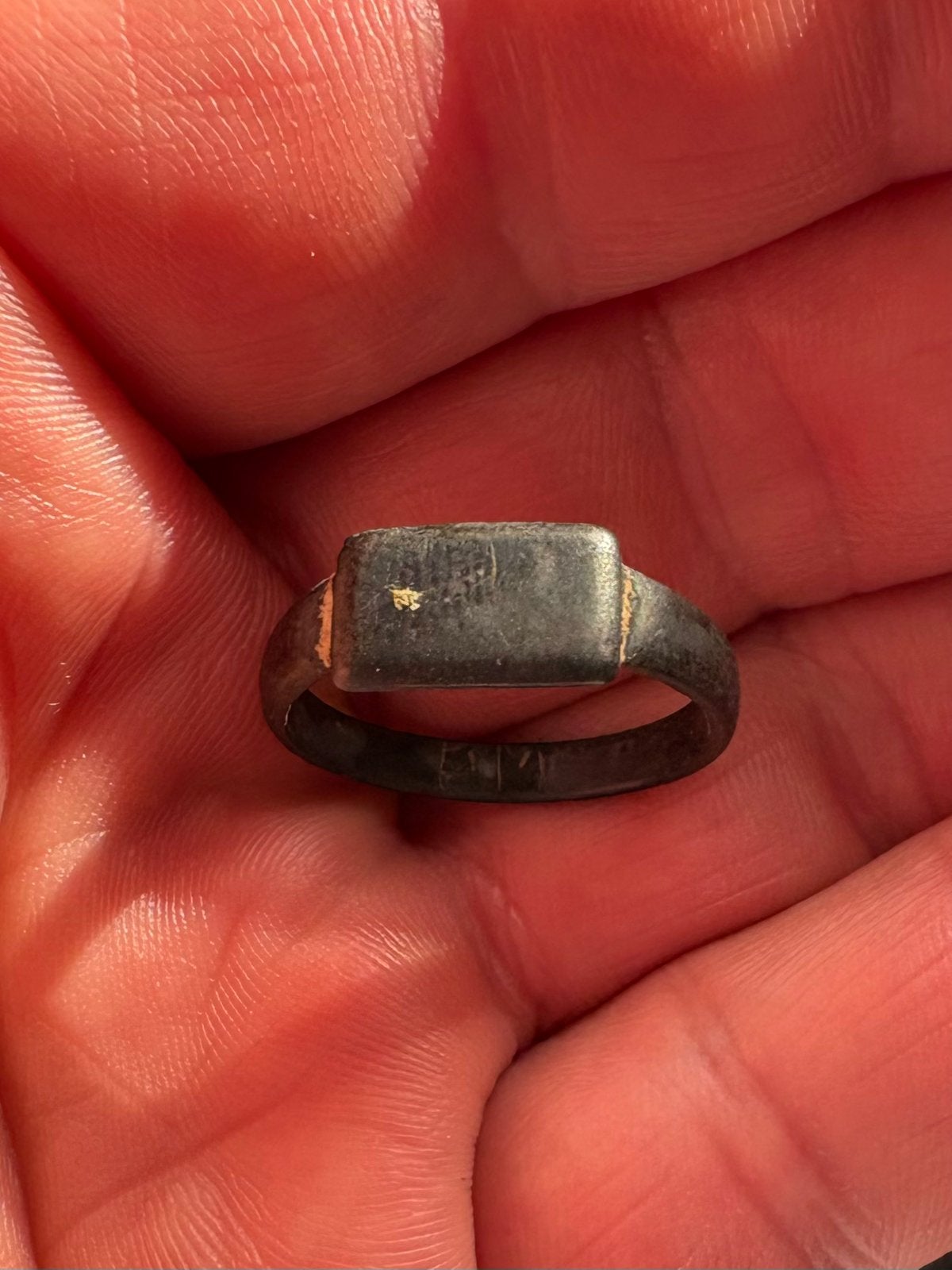 Bodemvondst zilveren ring middeleeuws, Ophalen of Verzenden