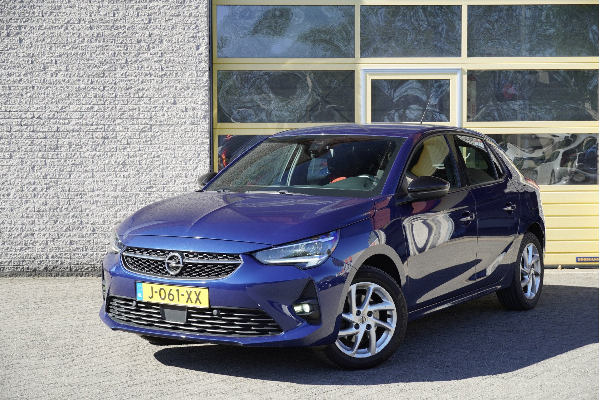 Opel Corsa 1.2 5drs GS Line BJ2020 Lmv 16" | Led | App-Conne, Auto's, Voorwielaandrijving, Gebruikt, Blauw, 49 €/maand