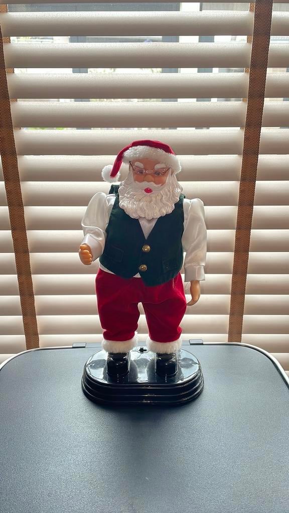Kerstman 32cm hoog kan bewegen, Diversen, Kerst, Ophalen, Zo goed als nieuw