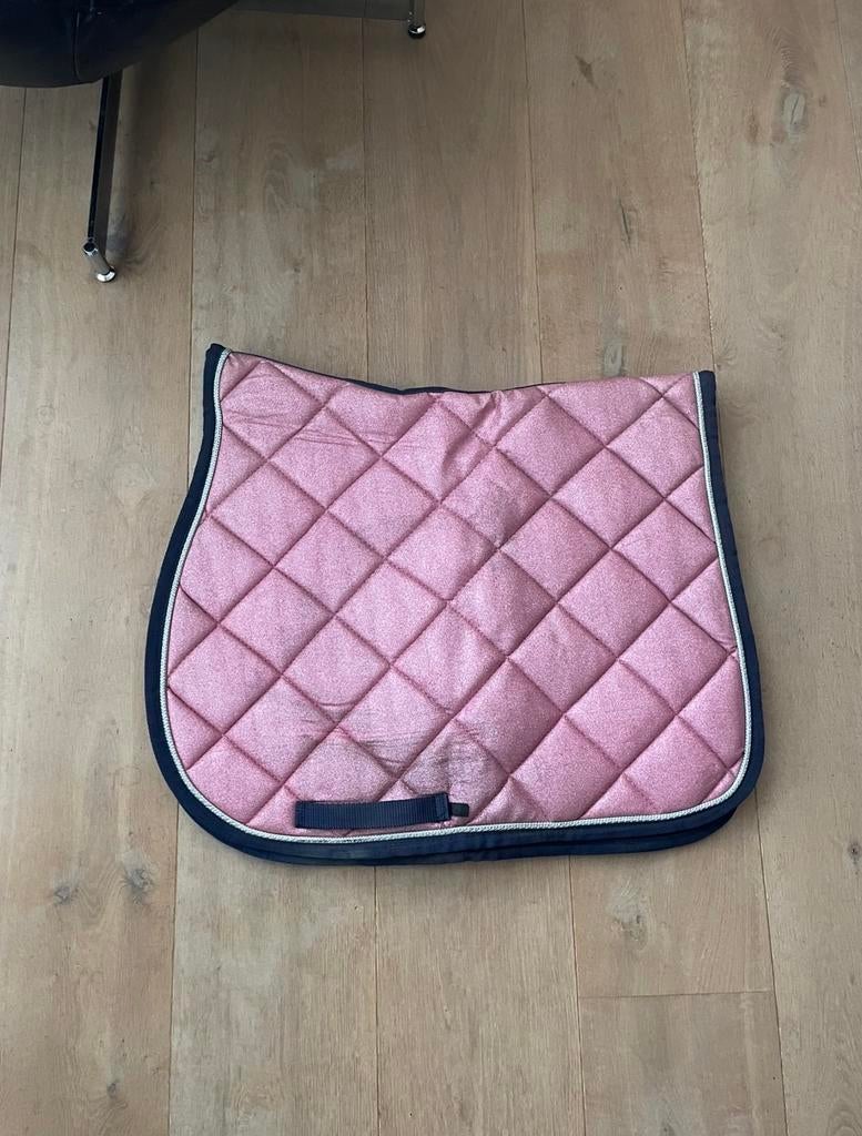 Roze glitter dekje, Dieren en Toebehoren, Paarden en Pony's | Dekens en Dekjes, Gebruikt, Cob (M), Overige materialen, Ophalen of Verzenden