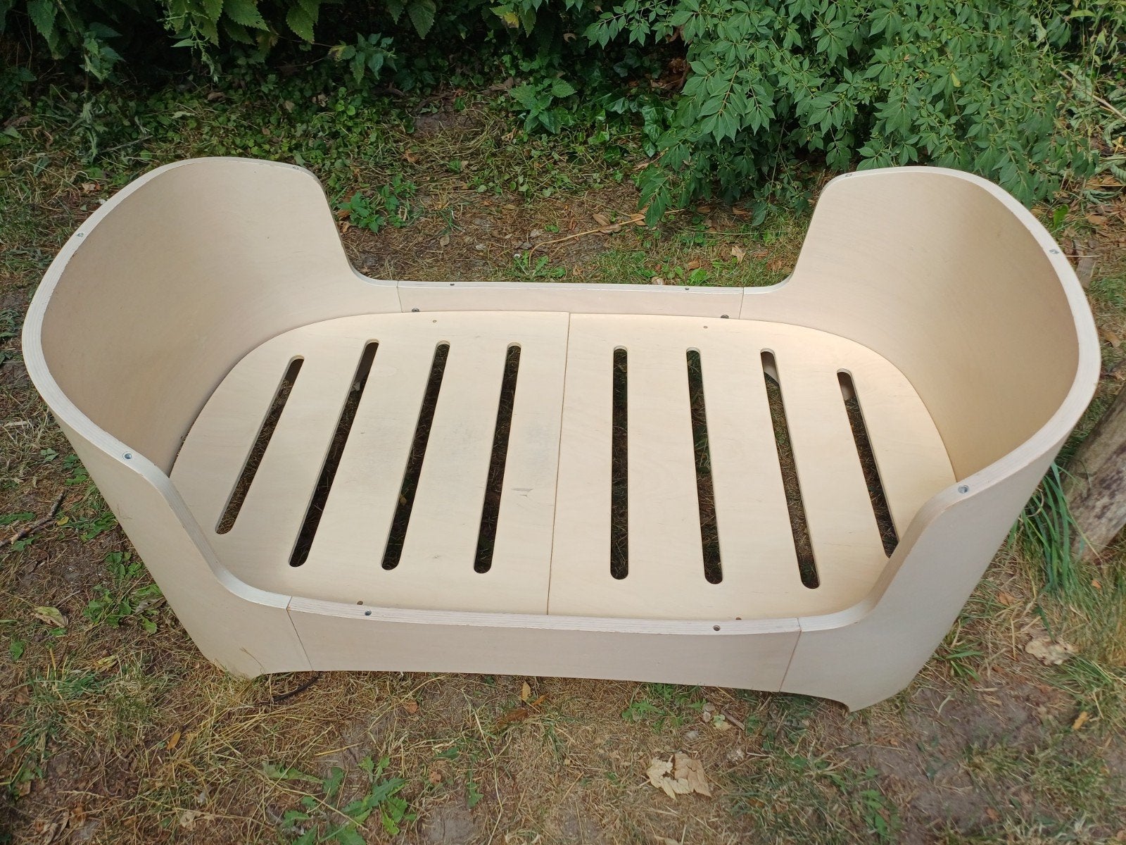 Leander peuterbed whitewash, Kinderen en Baby's, Kinderkamer | Bedden, Ophalen, Gebruikt, Matras