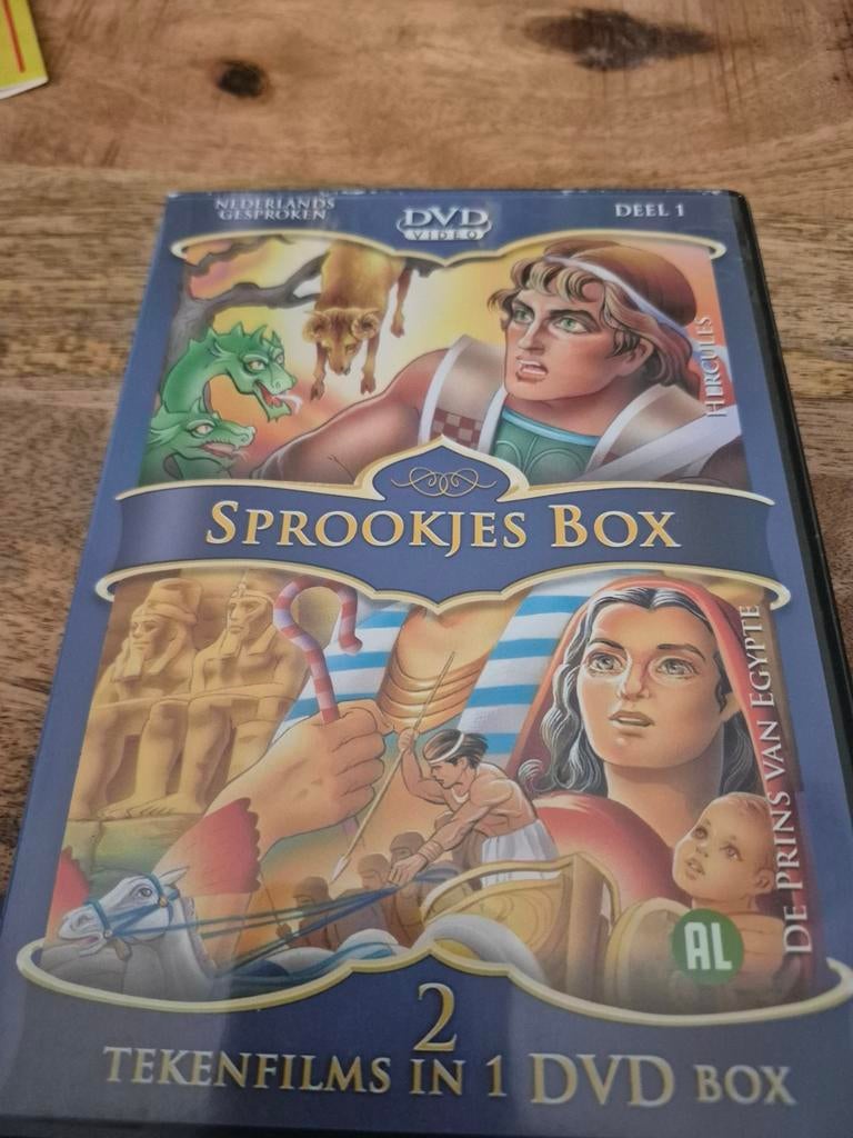 Sprookjes Box De Prins van Egypte & Hercules DVD, Cd's en Dvd's, Ophalen of Verzenden
