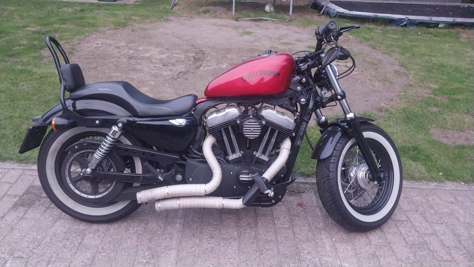 Harley Davidson Sportster 1200 Forty-Eight bwj 2014 lage km, Motoren, 2 cilinders, Occasion, Particulier, Meer dan 35 kW