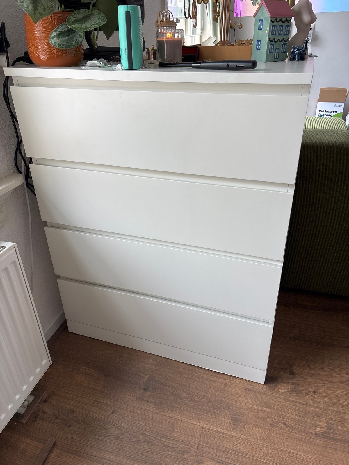 IKEA ladekast met 4 lades - gebruikt, Huis en Inrichting, 3 of 4 laden, Ophalen, Gebruikt