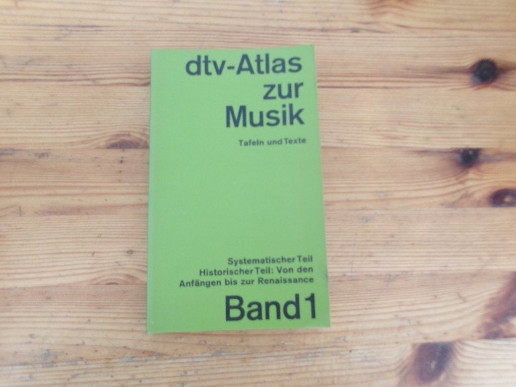 dtv-Atlas zur Musik Band 1, Boeken, Ophalen of Verzenden, Gelezen, Algemeen