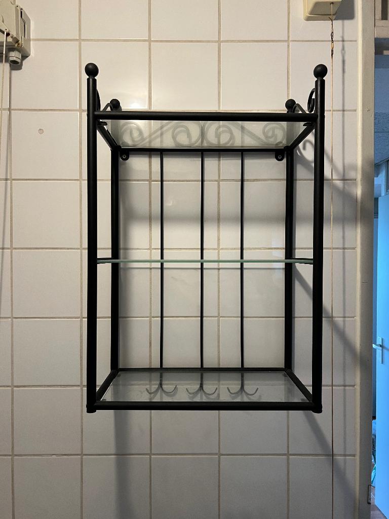 Spiegel en badkamer meubel, Huis en Inrichting, Badkamer | Badkamermeubels, Ophalen, Gebruikt, 50 tot 100 cm, Minder dan 100 cm