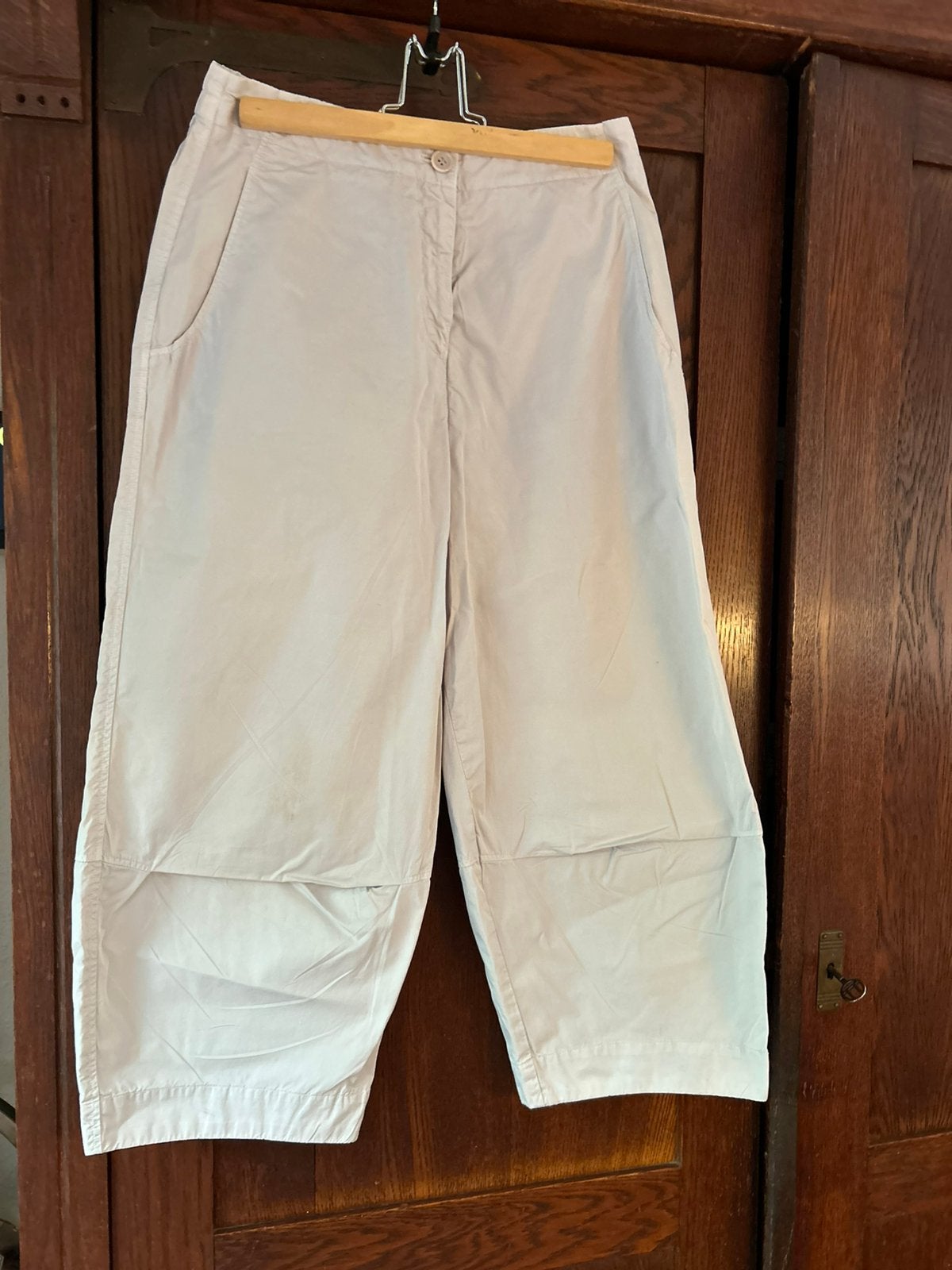 Oskabroek,  licht grijs, maat 1 (maat 38-40), Kleding | Dames, Broeken en Pantalons, Maat 38/40 (M), Ophalen of Verzenden, Gedragen