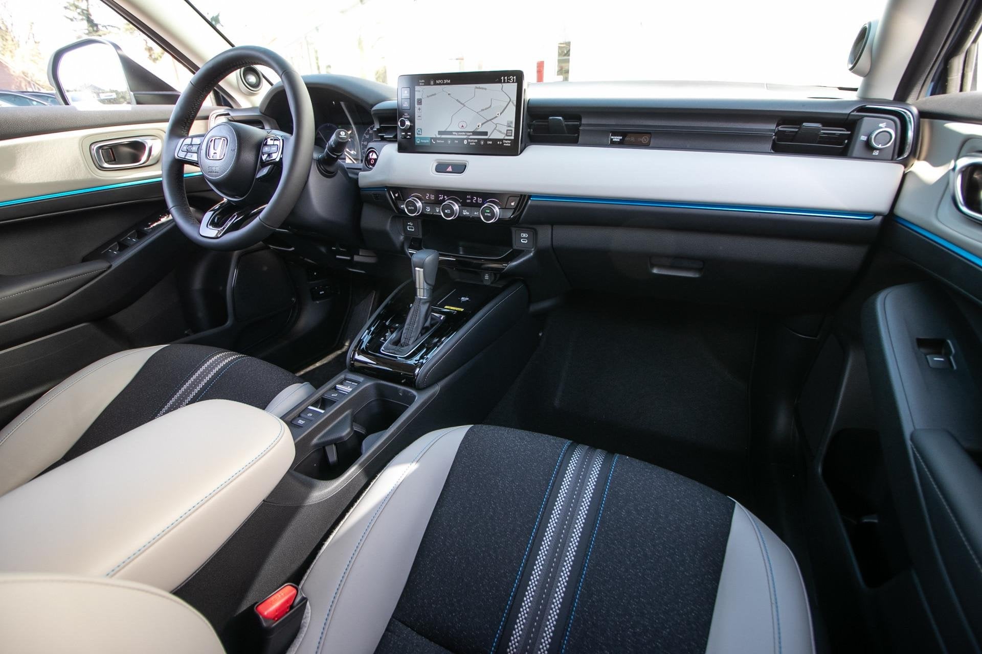 Honda HR-V 1.5 e:HEV Advance Style Cons.prijs rijklr | Honda, Auto's, 1380 kg, 1498 cc, Blauw, Leder en Stof
