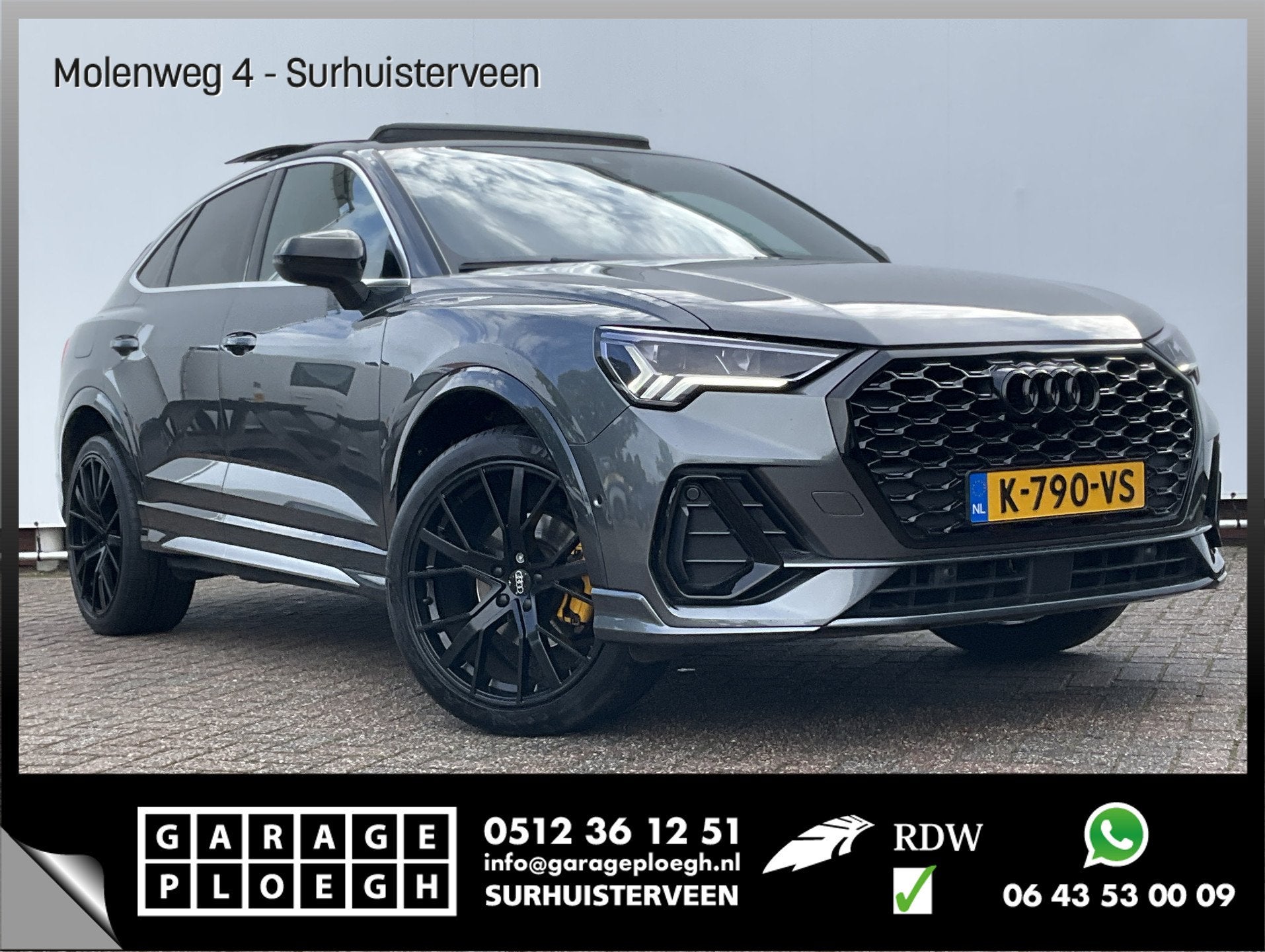 Audi Q3 Sportback 1.5 TFSI Pro Line S Line Pano.dak B&O Led, Euro 6, 4 cilinders, 1505 kg, Bedrijf