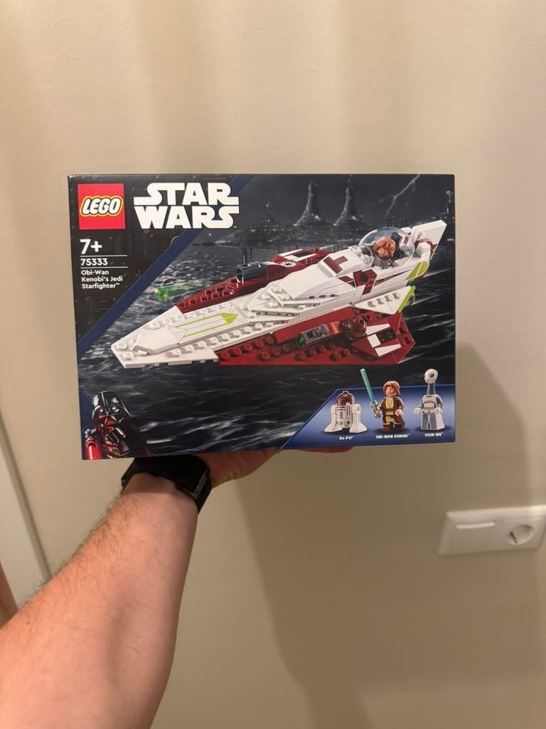 Lego starwars jedi shuttle, Ophalen of Verzenden, Zo goed als nieuw, Actiefiguurtje