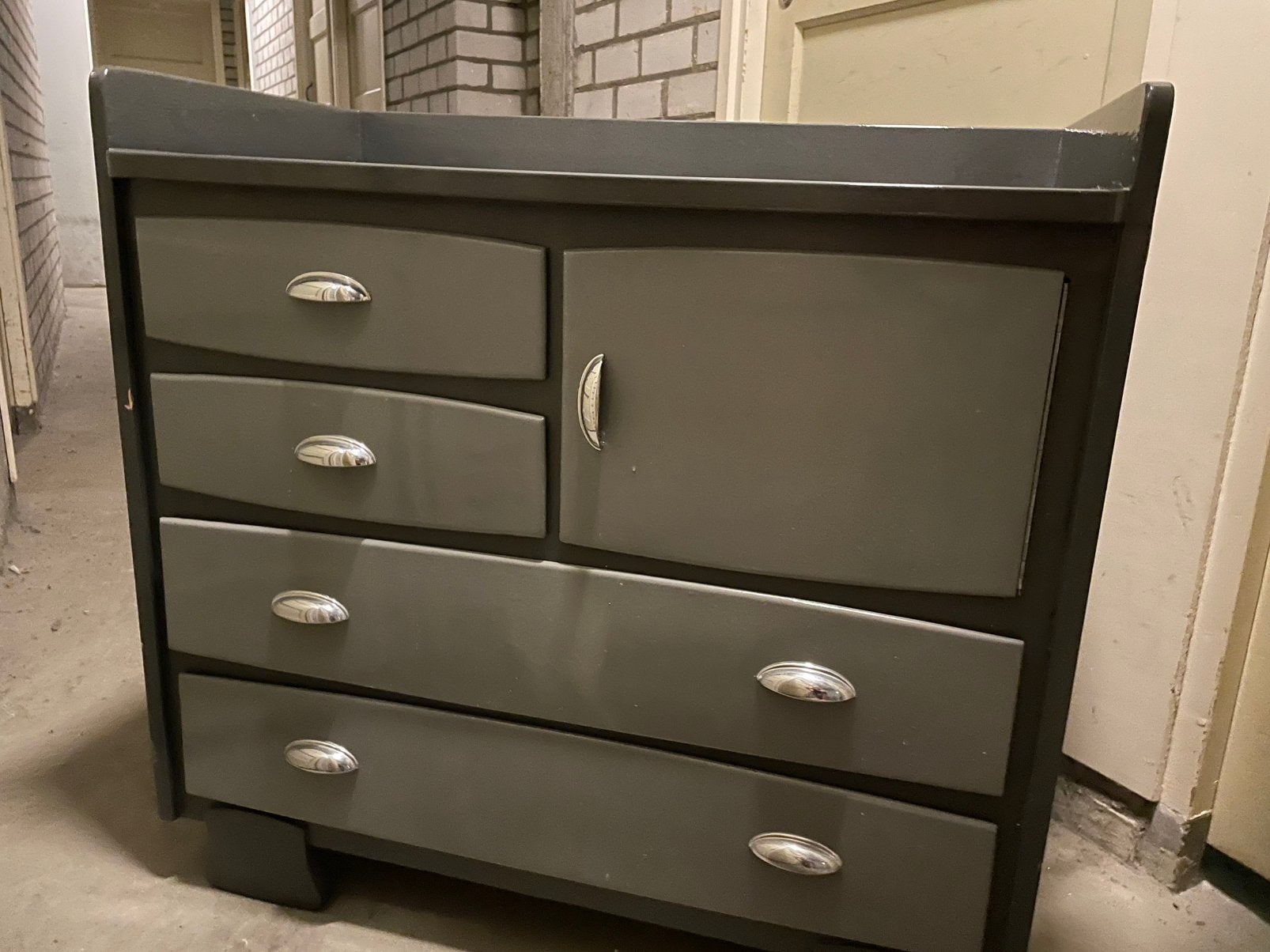 Vintage commode, Gebruikt, 75 tot 100 cm, Commode, Ophalen