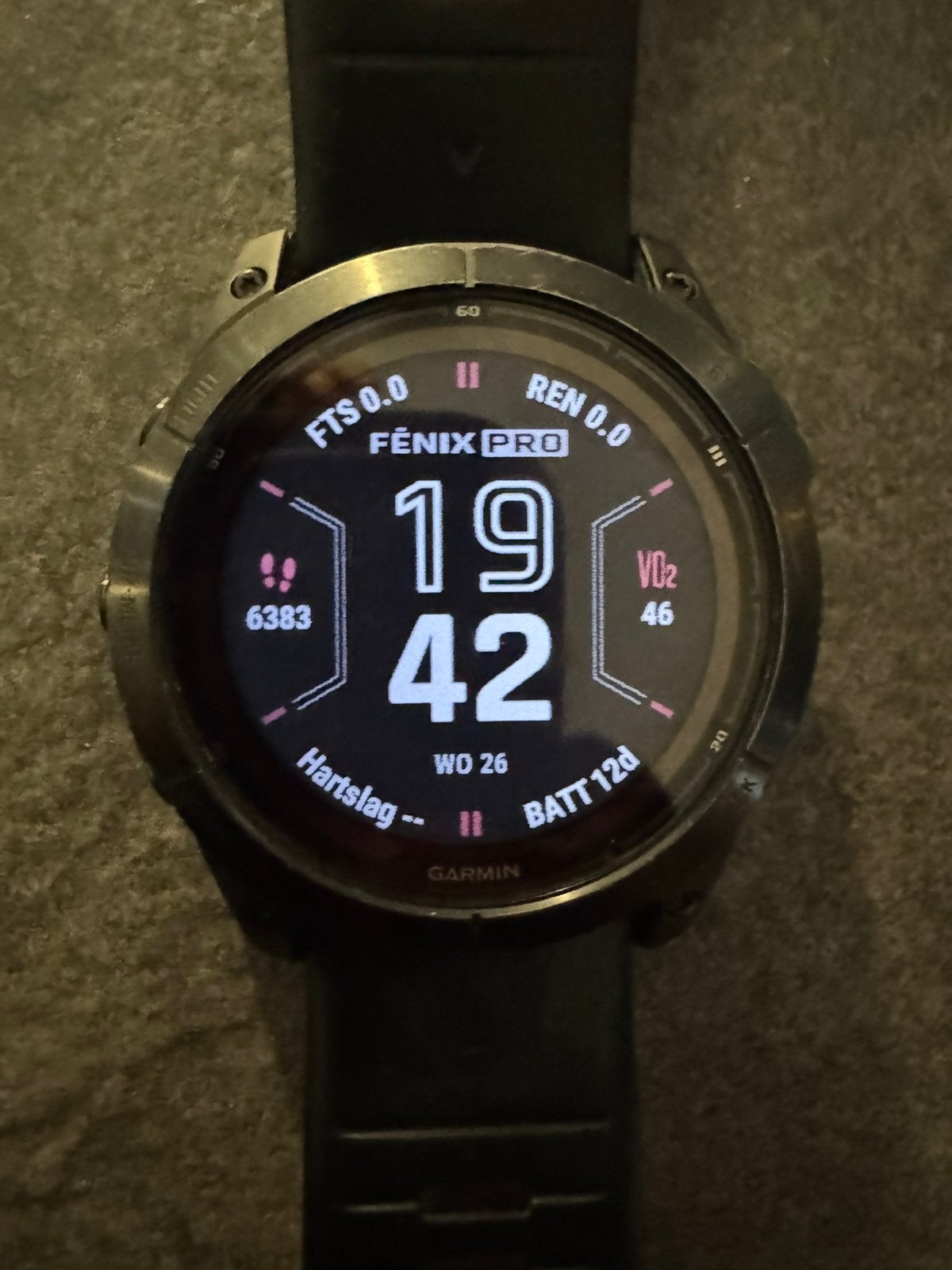Garmin fenix 7X pro sapphire solar 51mm, Ophalen of Verzenden, Zo goed als nieuw, Zwart, Android