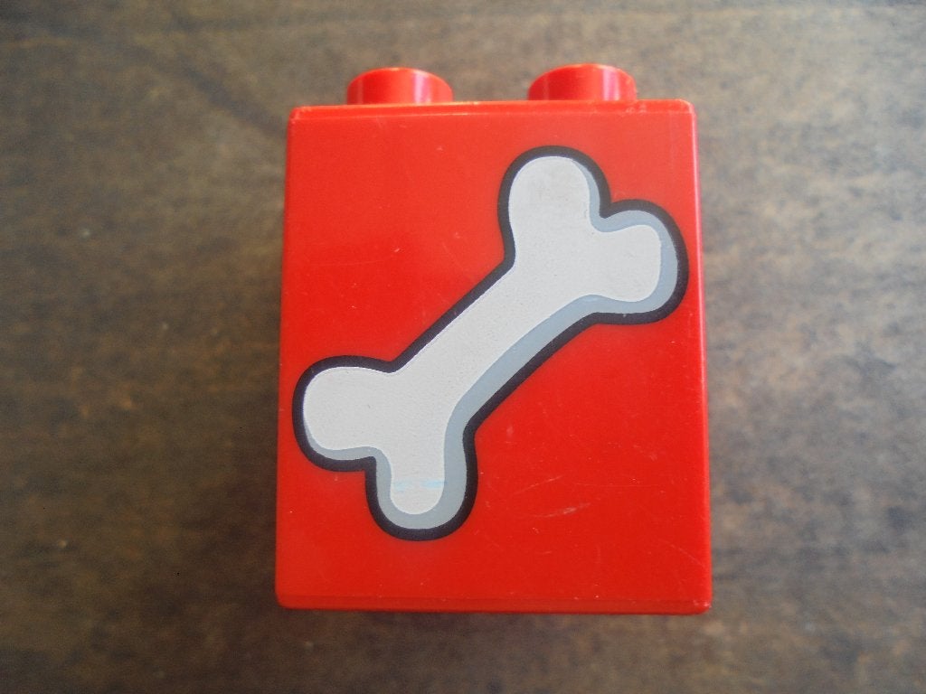 Lego Duplo Brick 2x2x2 (zie foto's), Ophalen of Verzenden, Gebruikt, Losse stenen, Duplo