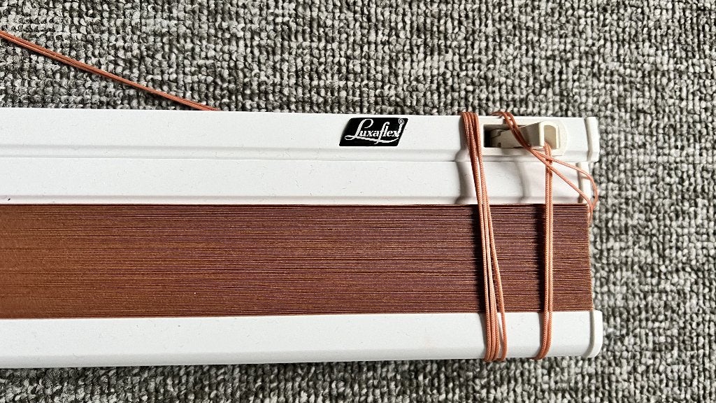 Plissé gordijn luxaflex dubbel, Inclusief montageonderdelen, 77 cm, Ophalen of Verzenden, Zo goed als nieuw