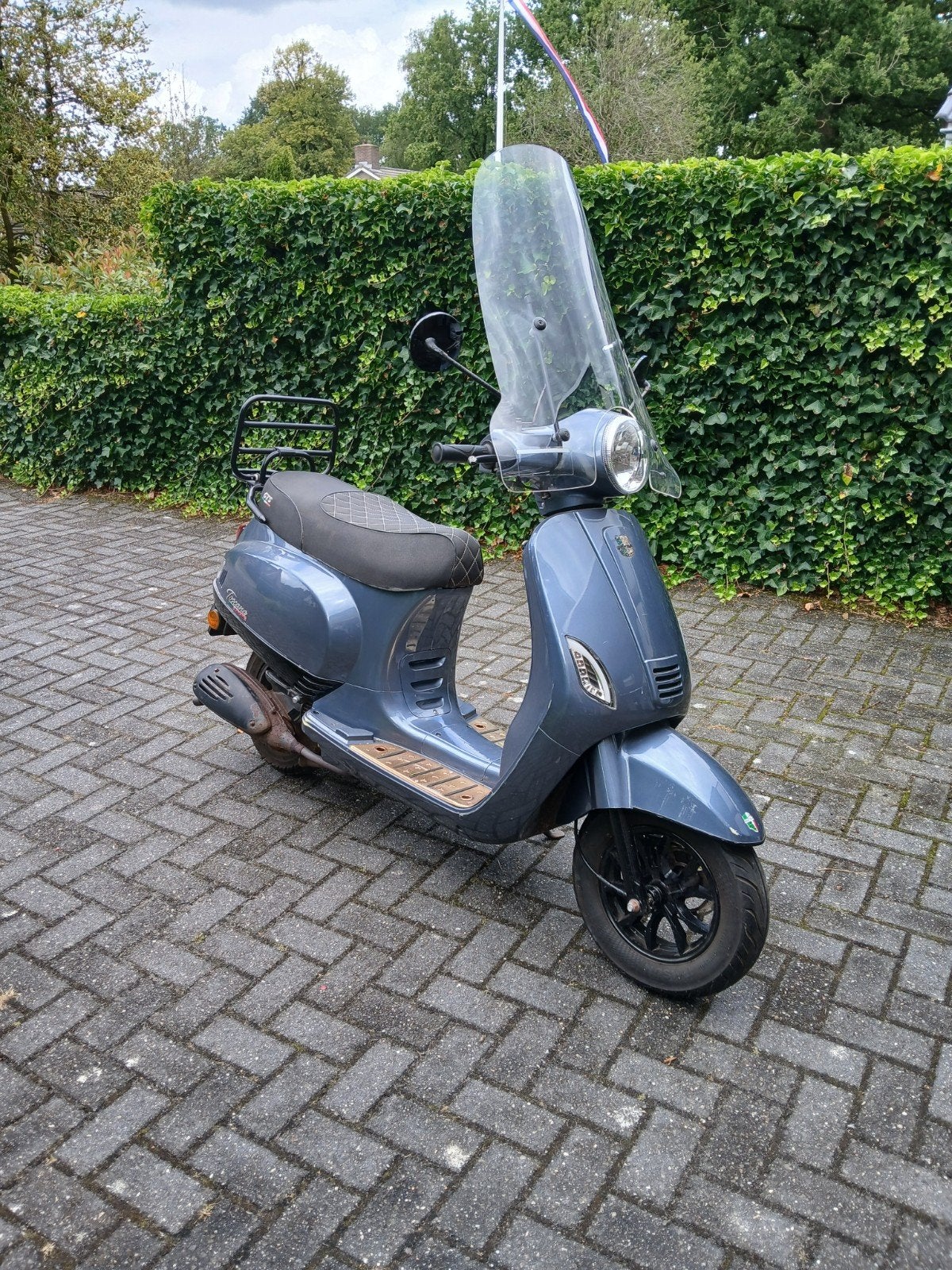 snorscooter GTS Toscana metallic blauw, Fietsen en Brommers, Snorfietsen en Snorscooters, Gebruikt, Benzine, Ophalen, Overige merken