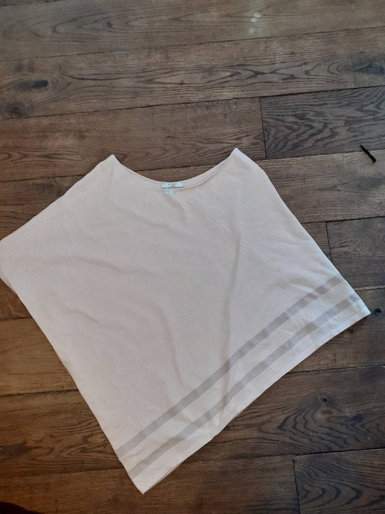 roze poncho omslagvest met boothals Stroke Amsterdam, Maat 38/40 (M), Ophalen of Verzenden, Zo goed als nieuw, Stroke Amsterdam