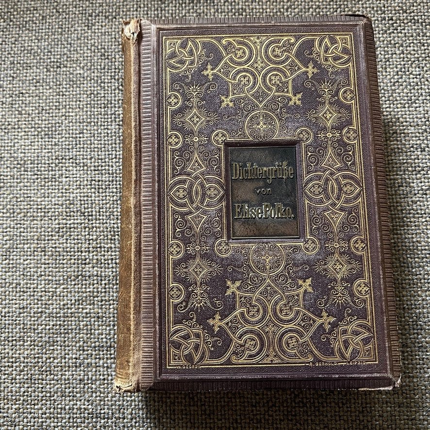 Antiek Duits gedichtenboek, Ophalen of Verzenden