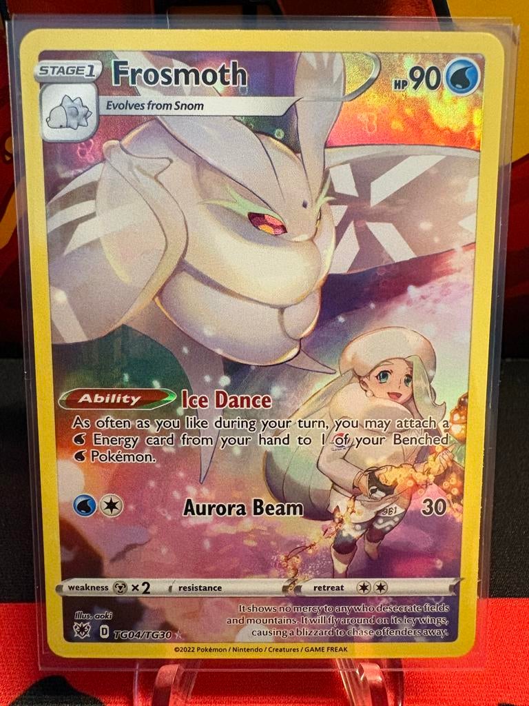 Pokémon Kaart Frosmoth TG04/TG30 - Zo goed als nieuw, Ophalen of Verzenden, Zo goed als nieuw, Losse kaart, Foil