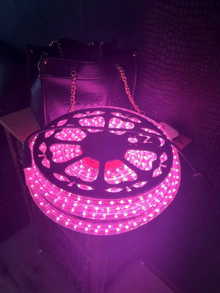 Roze led buis 20 meter, Ophalen of Verzenden, Zo goed als nieuw, Licht