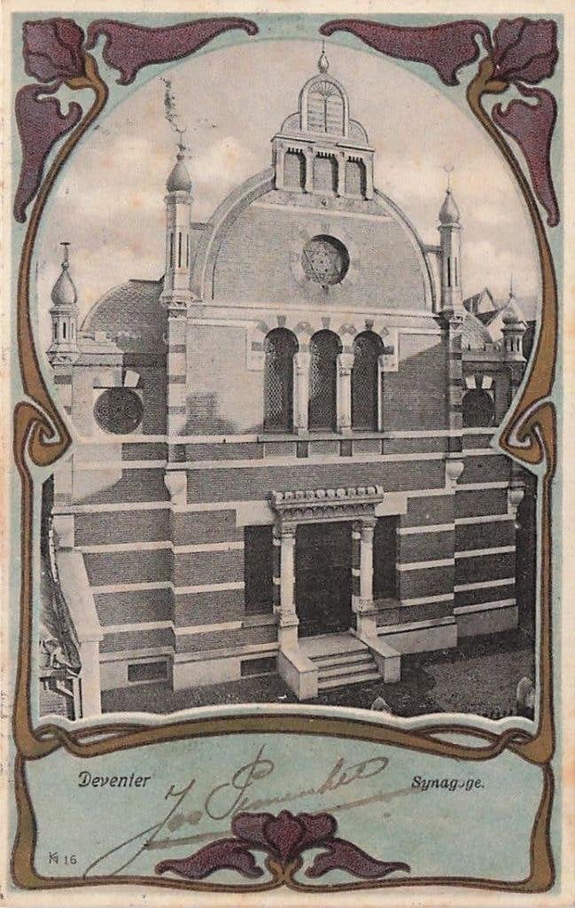 AN211 Deventer Synagoge Judaica Jodendom 1902 uitgWilterdink, Verzenden, Voor 1920, Gelopen, Overijssel