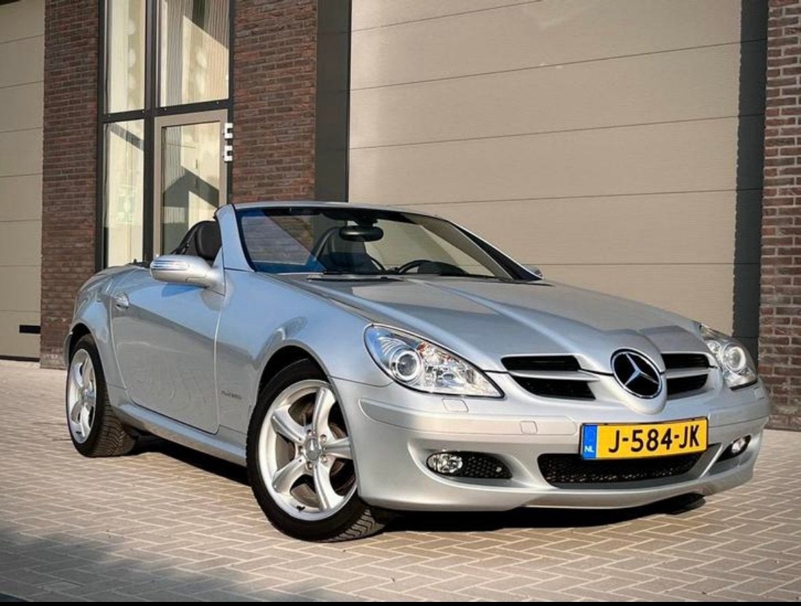 Mercedes-Benz SLK 200k ‘05 leder / Clima / Xenon, Auto's, Mercedes-Benz, 1796 cc, 163 pk, 66 €/maand, 1290 kg