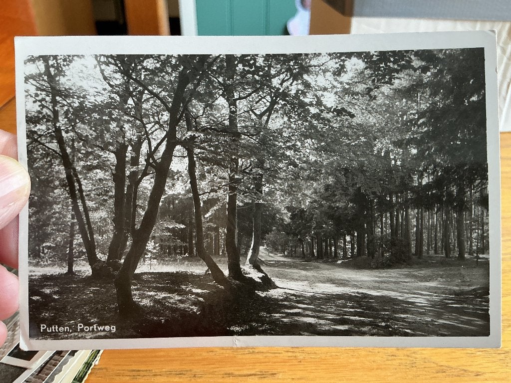 Putten portweg 1950, Verzenden, 1940 tot 1960, Gelopen, Gelderland