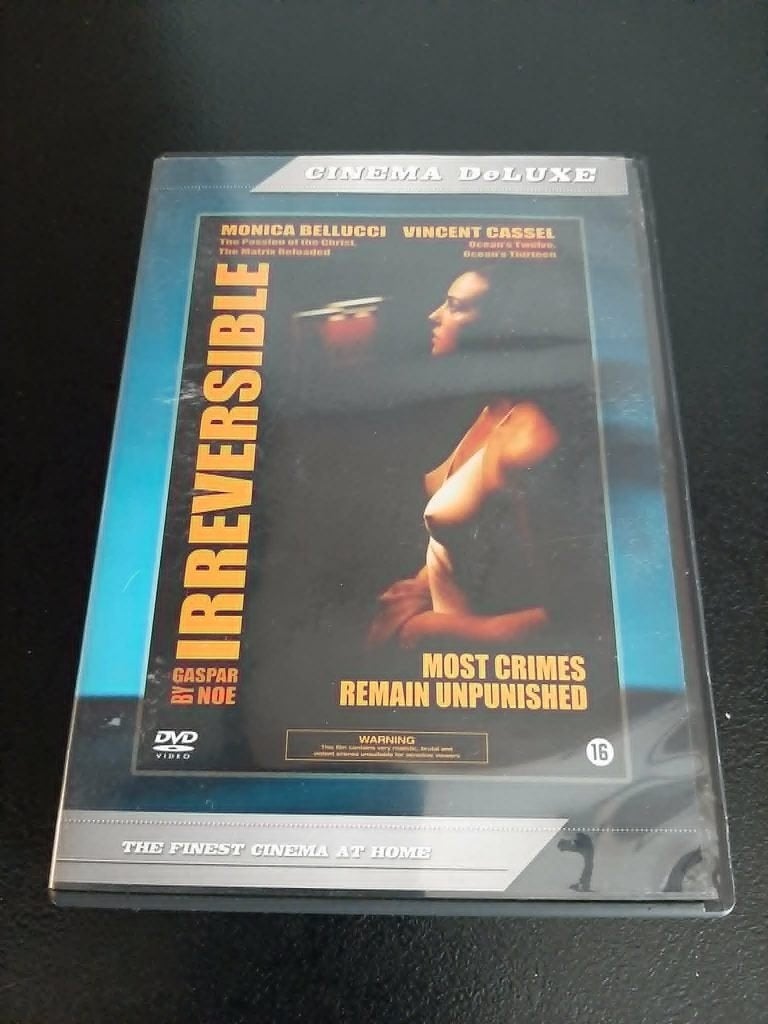 Irreversible, Monica Bellucci, Vincent Cassel!, Gebruikt, Vanaf 16 jaar, Nederlands, Overige genres