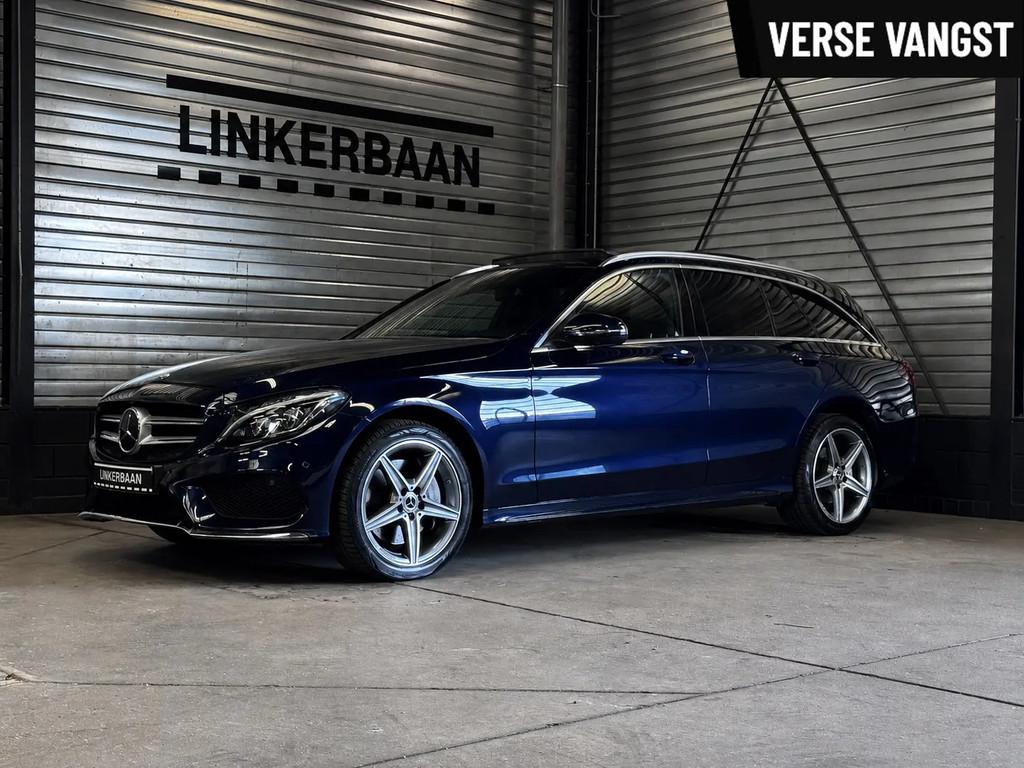 Mercedes-Benz C-Klasse Estate 400 4MATIC Premiu € 29.995,0, Blauw, 2996 cc, Leder, Vierwielaandrijving