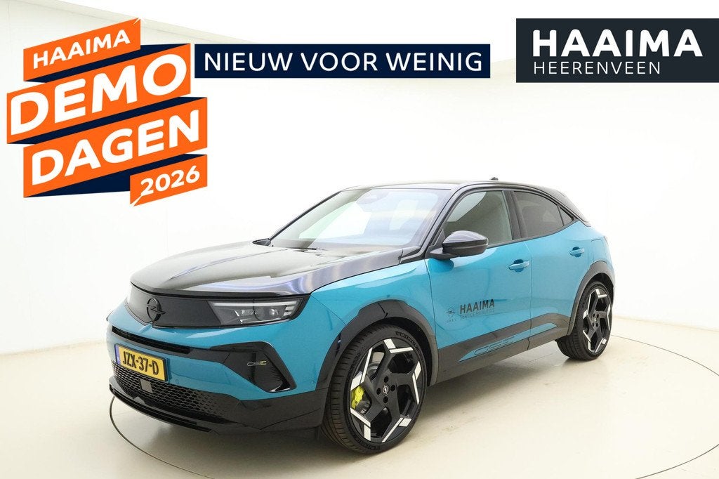 Opel Mokka Electric 54 kWh 281pk GSE | Unieke uitvoering | A, Auto's, Opel, Zwart, Mokka-e, Alcantara, Origineel Nederlands