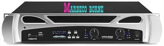 Versterker, Amplifier, USB,Bluetooth,SD,MP3, 2 x 150W VPA300, Muziek en Instrumenten, Info@marbeco.com, Vonyx, Nieuw, Overige instrumenten