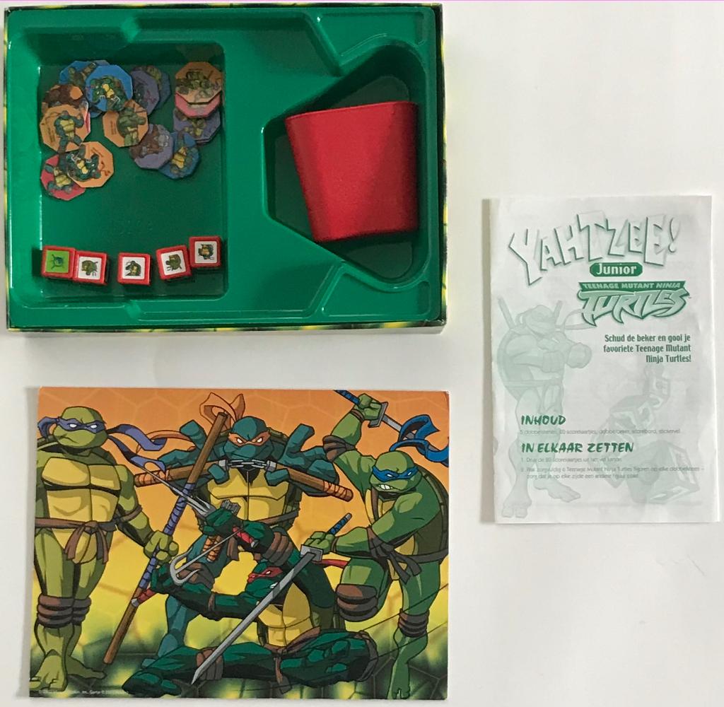 Ninja Turtles Yahtzee, Hobby en Vrije tijd, Gezelschapsspellen | Bordspellen, Een of twee spelers, Ophalen of Verzenden, Gebruikt