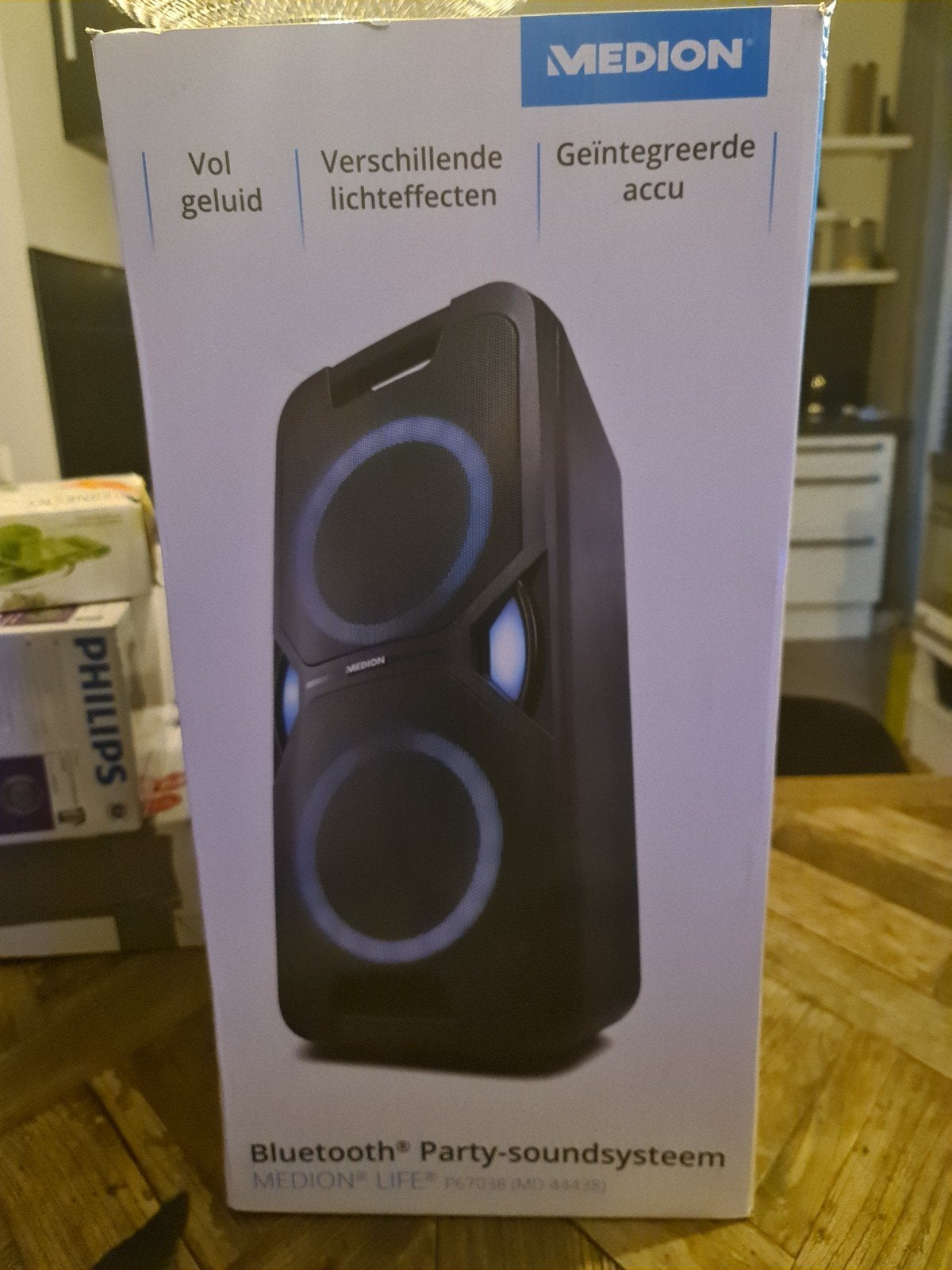 Medion Bluetooth Party-soundsysteem met lichteffecten nieuw, Ophalen of Verzenden, Nieuw, Overige merken