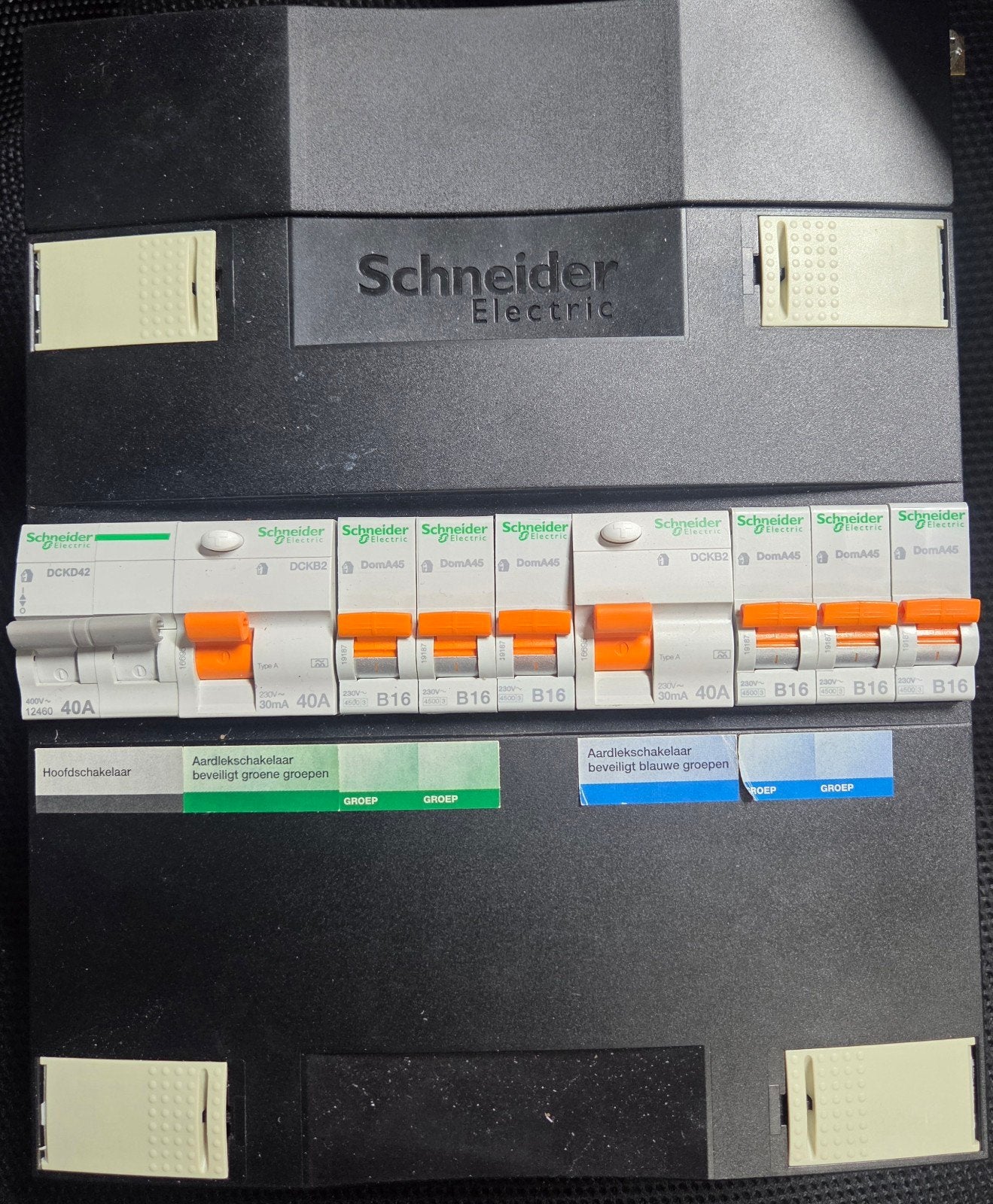Schneider Electric 1Fase Groepenkast, Ophalen of Verzenden, Gebruikt, Schneider Electric, Groepenkast