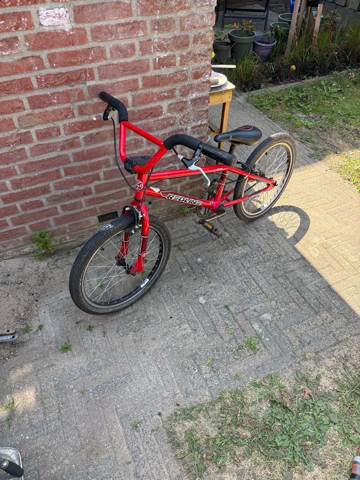 Bmx/crossfiets, Ophalen, Gebruikt, Staal, Velgrem