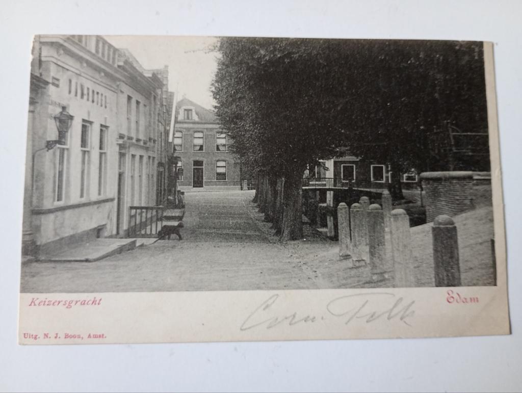 Edam Keizersgracht 1902, Ophalen of Verzenden, Voor 1920, Gelopen, Noord-Holland