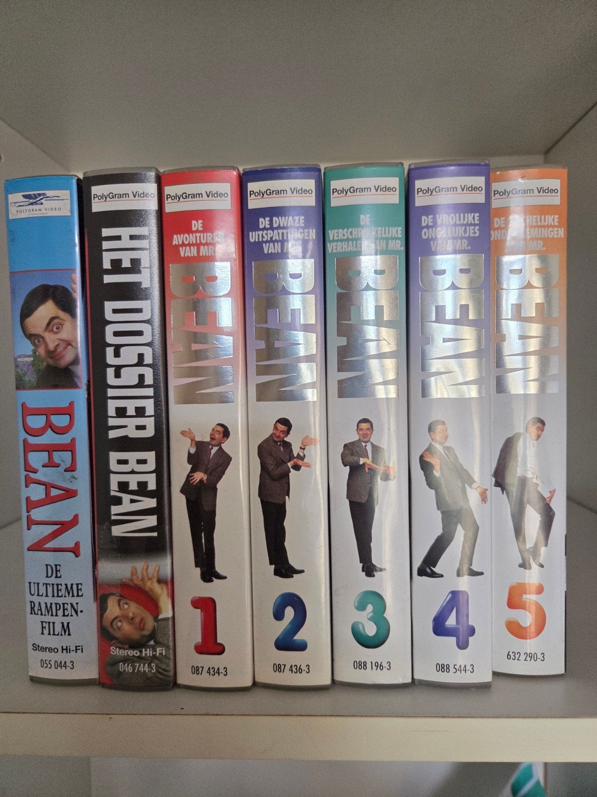 Mr. Bean VHS Collectie - 6 videobanden, Boxset, Alle leeftijden, Ophalen of Verzenden, Komedie