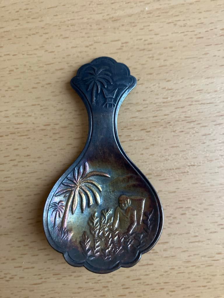 Thee duim verzilverd, Antiek en Kunst, Ophalen, Zilver