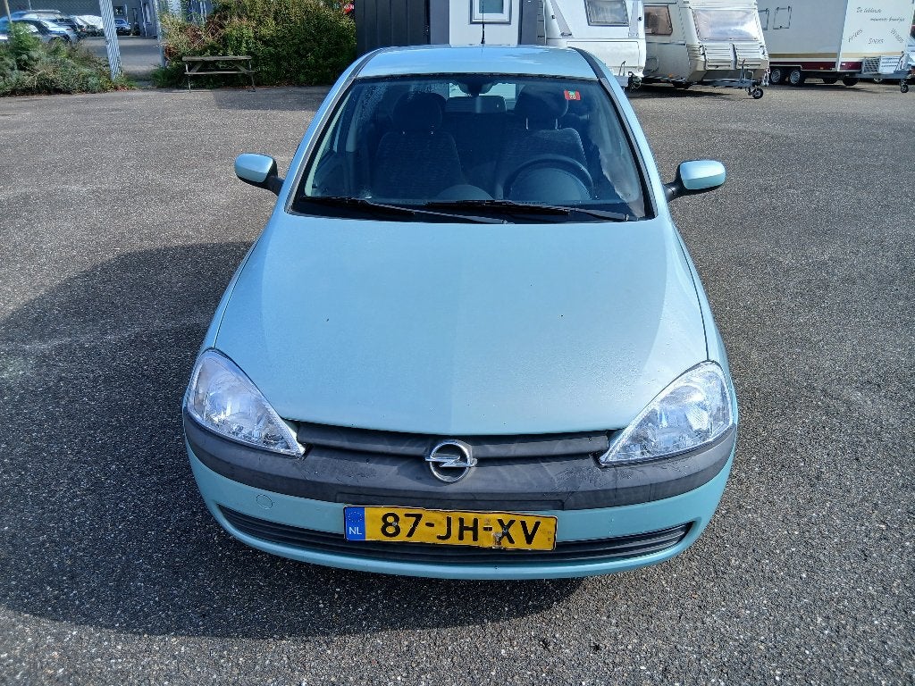 Opel Corsa 1.2 16V 5D 2002 Groen apk 20-08-2027, Voorwielaandrijving, 450 kg, 74 pk, 31 €/maand