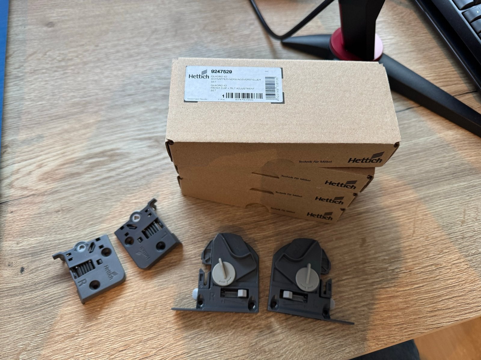 Hettich Quadro 4D Geleider Clips - Nieuw (9247529), Ophalen of Verzenden, Nieuw, Overige typen