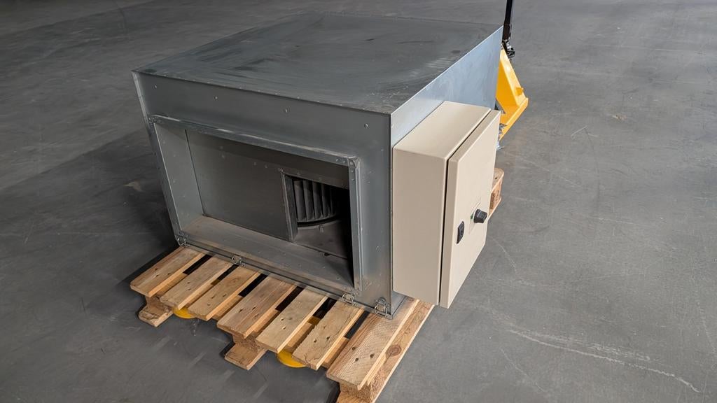 Inatherm Industriële Kanaalventilator 600x350, Ophalen, Gebruikt, Ventilator en Afzuiger
