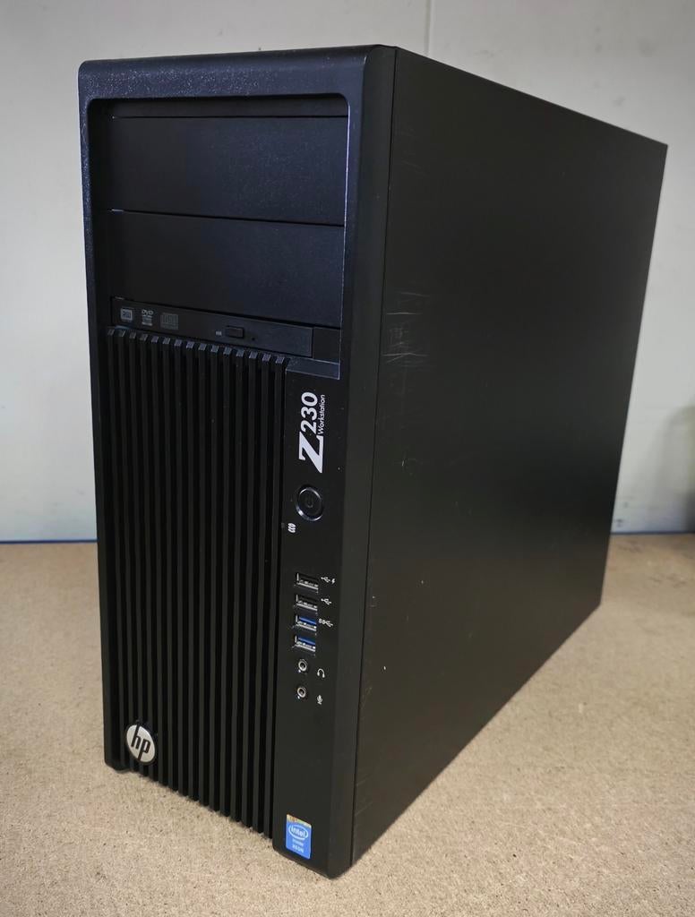 HP Z230 PC / E3-1245 V3 /8GB /480GB SSD /1TB HD / Windows 11, Computers en Software, Desktop Pc's, Zo goed als nieuw, 3 tot 4 Ghz