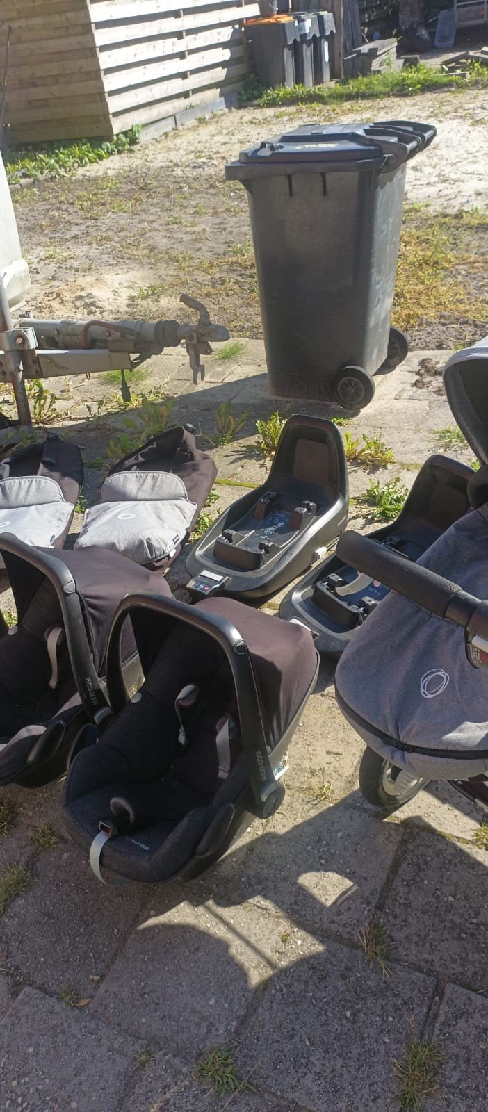 Bugaboo Donkey 3 Duo Kinderwagen met Maxi-Cosi autostoeltjes, Kinderen en Baby's, Kinderwagens en Combinaties, Ophalen, Gebruikt