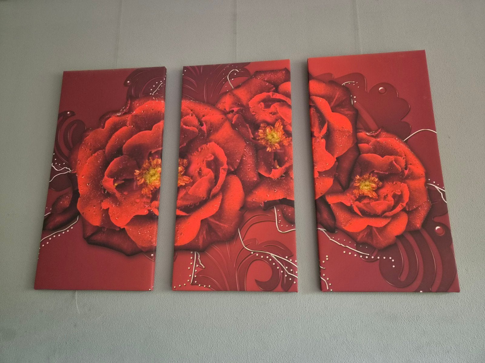 3 delig schilderij, Ophalen, Zo goed als nieuw, Schilderij