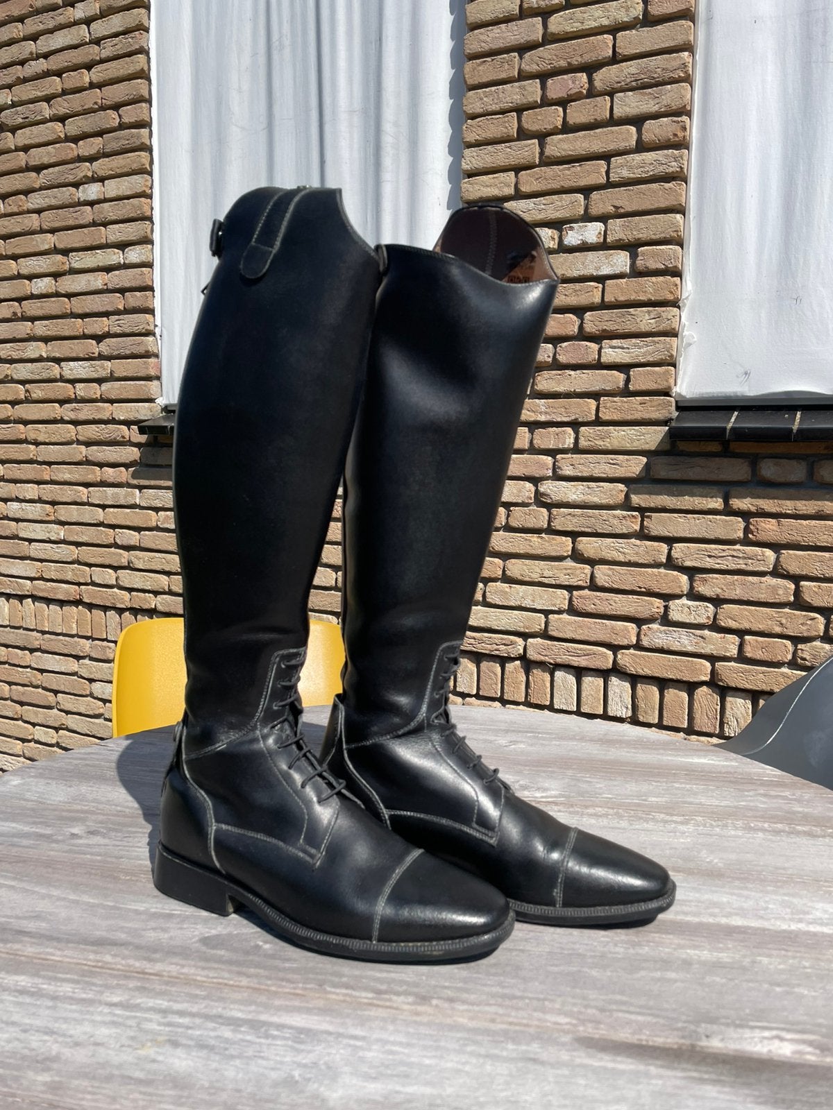 Petrie leren rijlaarzen, Ritssluiting, Dressuur, Ophalen of Verzenden, Zo goed als nieuw