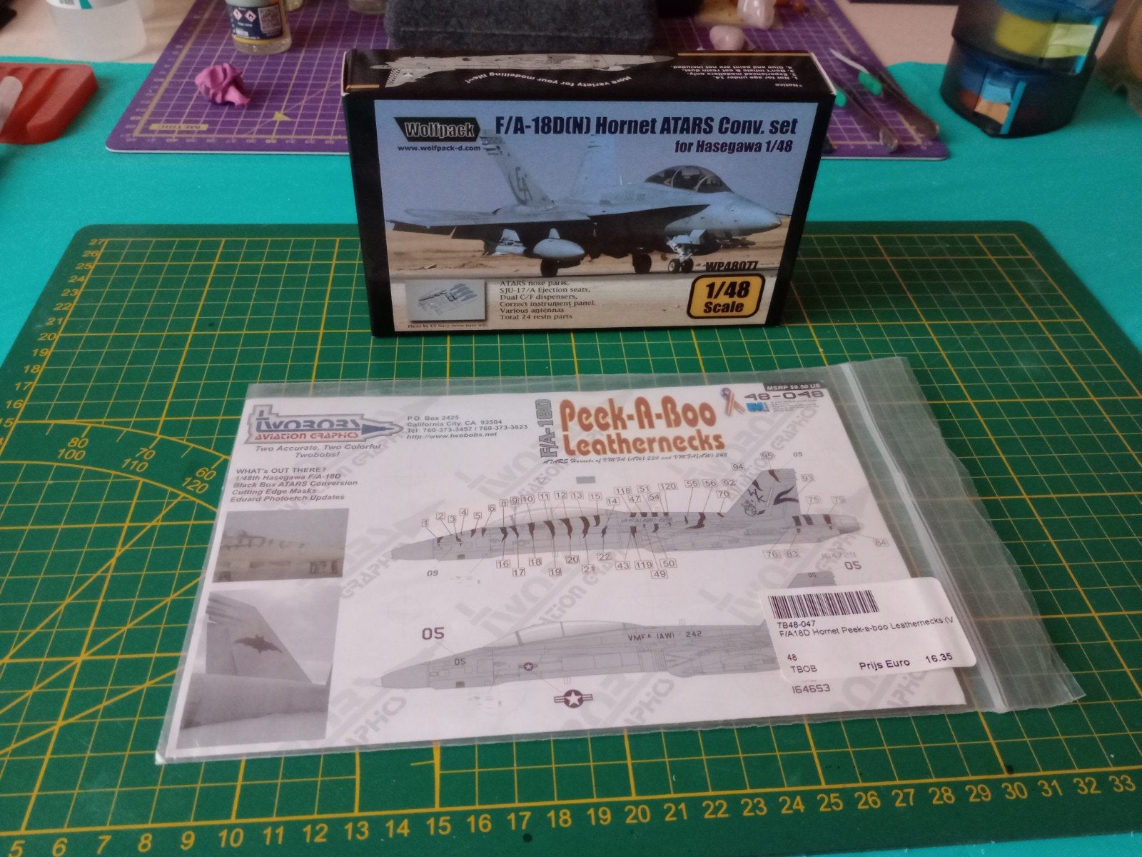 1/48 F-18d aftermarket, Hobby en Vrije tijd, Overige merken, Nieuw, Ophalen of Verzenden, Groter dan 1:72