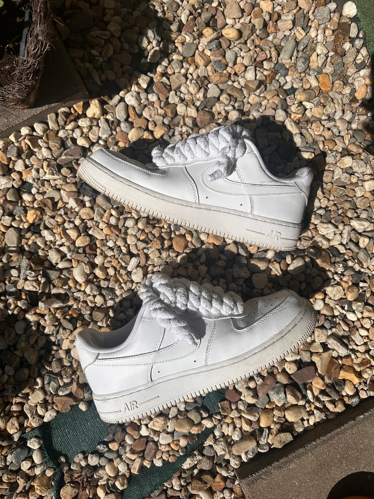 Nike air force roop laces, Kleding | Heren, Ophalen of Verzenden, Zo goed als nieuw, Wit
