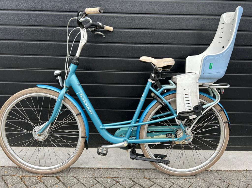 Batavus Mambo moederfiets met zitje nexus 7 versne, 53 tot 56 cm, Ophalen of Verzenden, Zo goed als nieuw, 1 zitje