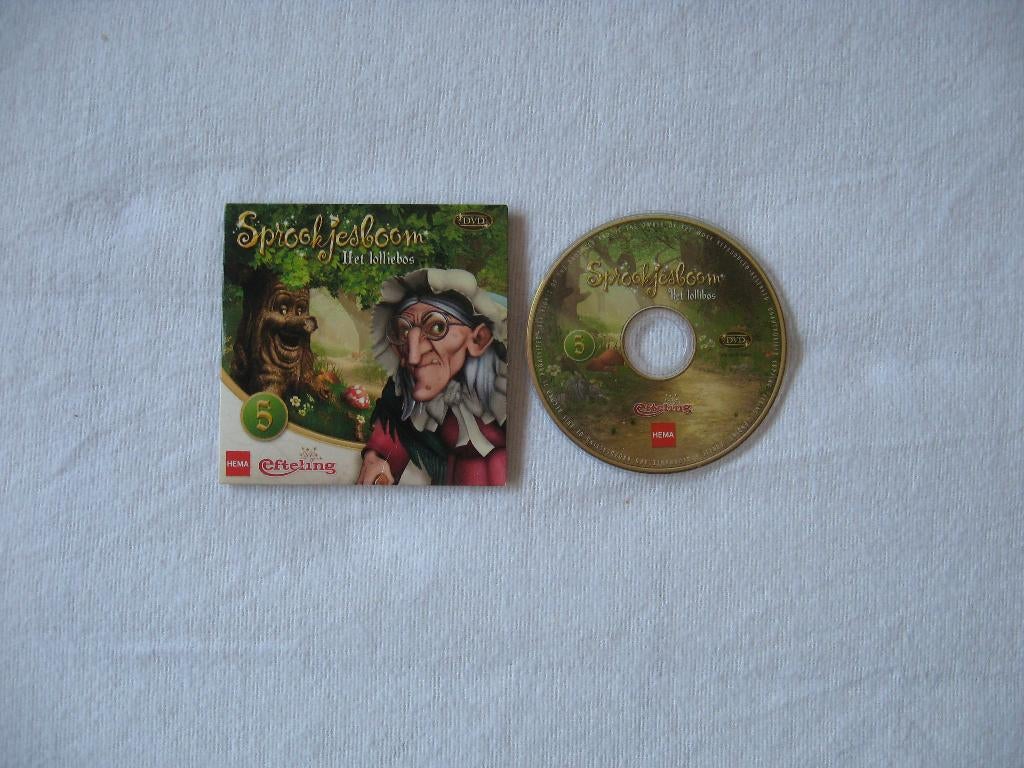HeMa & Efteling (2011) 5 mini DVD Sprookjesboom evt. dukaten, Verzamelen, Ophalen of Verzenden, Gebruikt, Overige typen