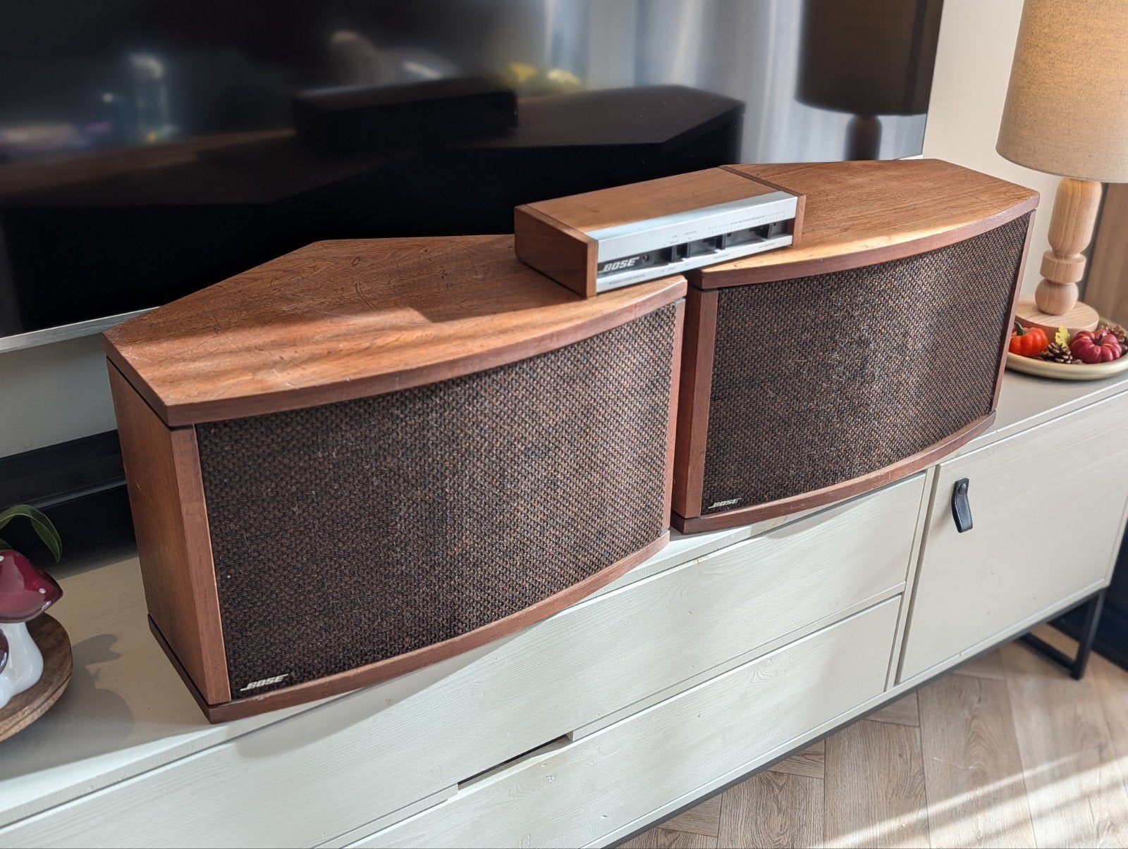 Bose 901 Serie IV Luidsprekers + Originele Actieve Equalizer, 150 watt of meer, Stereo speakers, Gebruikt, Ophalen of Verzenden