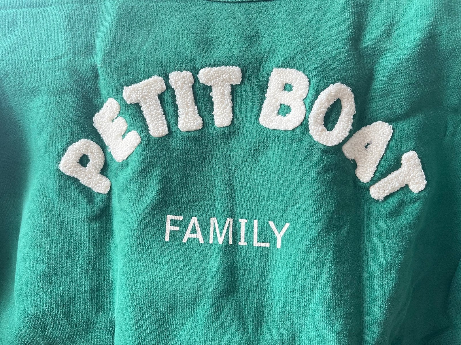 Petit Bateau Groene Trui – Maat 128, Ophalen of Verzenden, Gebruikt, Jongen of Meisje, Trui of Vest